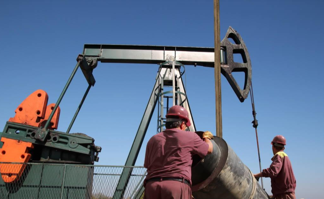 國(guó)朗壓裂返排液處理現(xiàn)場(chǎng)