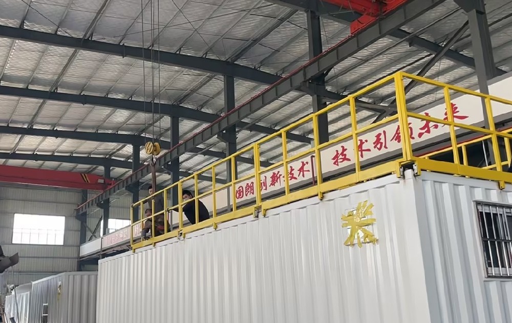 國(guó)朗裝備第四套壓裂返排液設(shè)備發(fā)往榆林