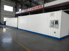 國(guó)朗壓裂返排液處理設(shè)備生產(chǎn)調(diào)試中